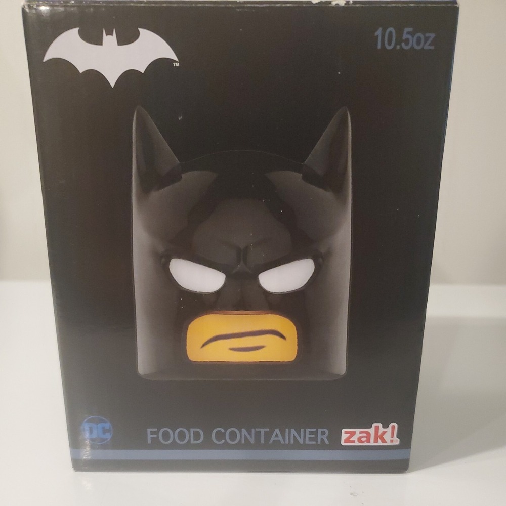 Zak! Loot Crate DC Comics Batman Food Snack Container WB Cookie Jar IN BOX